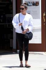 LEA MICHELE at a Nail Salon in Brentwood 06/11/2017