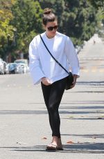 LEA MICHELE at a Nail Salon in Brentwood 06/11/2017