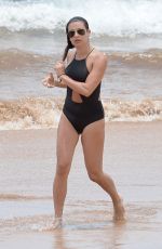 LEA MICHELE in Swimsuit at a Beach in Hawaii 06/27/2017