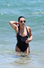 LEA MICHELE in Swimsuit at a Beach in Maui 06/28/2017