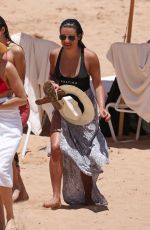 LEA MICHELE in Swimsuit at a Beach in Maui 06/28/2017