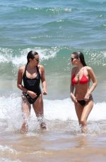 LEA MICHELE in Swimsuit at a Beach in Maui 06/28/2017