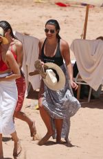 LEA MICHELE in Swimsuit at a Beach in Maui 06/28/2017