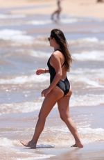 LEA MICHELE in Swimsuit at a Beach in Maui 06/28/2017
