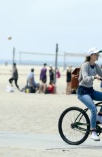 LEIGHTON MEESTER Out Riding a Bike in Los Angeles 06/12/2017