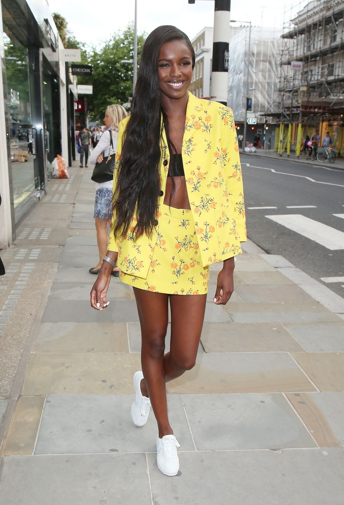 LEOMIE ANDERSON Celebrates Her Campaign Launch with Nike in London 06 ...