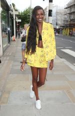 LEOMIE ANDERSON Celebrates Her Campaign Launch with Nike in London 06/13/2017