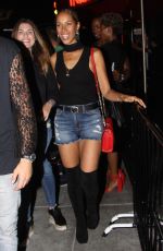 LEONA LEWIS Night Out in Hollywood 06/23/2017