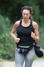 LILLY BECKER Out Jogging in London 06/27/2017