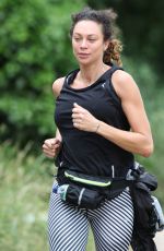 LILLY BECKER Out Jogging in London 06/27/2017