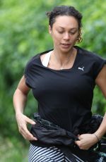 LILLY BECKER Out Jogging in London 06/27/2017