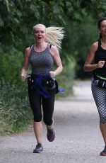 LILLY BECKER Out Jogging in London 06/27/2017