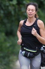LILLY BECKER Out Jogging in London 06/27/2017