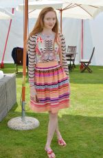 LILY COLE at Cartier Queen’s Cup Polo Final in Surrey 06/18/2017