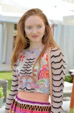 LILY COLE at Cartier Queen’s Cup Polo Final in Surrey 06/18/2017
