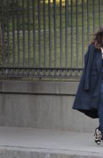 LILY COLLINS and PENELOPE CRUZ on the Set of Lancome Commercial in Barcelona 06/12/2017