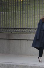 LILY COLLINS and PENELOPE CRUZ on the Set of Lancome Commercial in Barcelona 06/12/2017