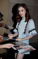 LILY COLLINS Arrives at Today Show in New York 06/26/2017