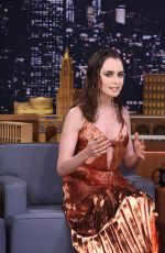 LILY COLLINS at Tonight Show Starring Jimmy Fallon in New York 06/27/2017