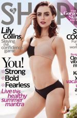 LILY COLLINS In Shape Magazine, July/August 2017