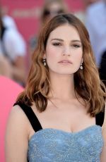 LILY JAMES at Baby Driver Premiere in London 06/21/2017