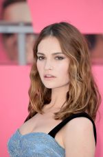 LILY JAMES at Baby Driver Premiere in London 06/21/2017