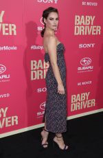 LILY JAMES at Baby Driver Premiere in Los Angeles 06/14/2017