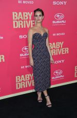 LILY JAMES at Baby Driver Premiere in Los Angeles 06/14/2017