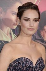 LILY JAMES at Baby Driver Premiere in Los Angeles 06/14/2017