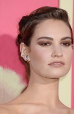 LILY JAMES at Baby Driver Premiere in Los Angeles 06/14/2017