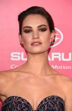 LILY JAMES at Baby Driver Premiere in Los Angeles 06/14/2017