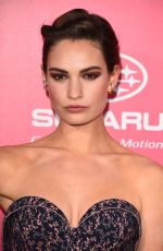 LILY JAMES at Baby Driver Premiere in Los Angeles 06/14/2017