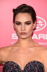 LILY JAMES at Baby Driver Premiere in Los Angeles 06/14/2017