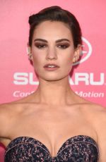 LILY JAMES at Baby Driver Premiere in Los Angeles 06/14/2017