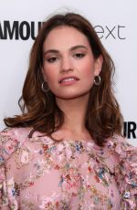 LILY JAMES at Glamour Women of the Year Awards in London 06/06/2017