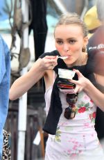 LILY-ROSE DEPP Out Shopping in Los Angeles 06/11/2017