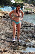 LISA APPLETON in Bikini on the Beach in Spain 06/12/2017