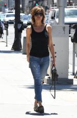 LISA RINNA Leaves a Nail Salon in Beverly Hills 06/27/2017