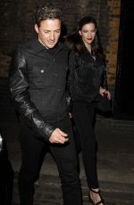 LIV TYLER and Dave Gardner Leaves Chiltern Firehouse in London 06/16/2017