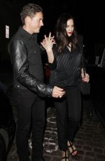 LIV TYLER and Dave Gardner Leaves Chiltern Firehouse in London 06/16/2017