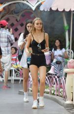 LILY-ROSE DEPP Out at Disneyland in Los Angeles 06/16/2017