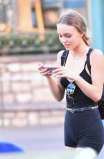 LILY-ROSE DEPP Out at Disneyland in Los Angeles 06/16/2017