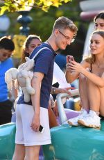 LILY-ROSE DEPP Out at Disneyland in Los Angeles 06/16/2017