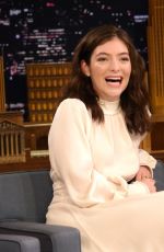LORDE at Tonight Show Starring Jimmy Fallon 06/15/2017