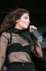 LORDE Performs at Governors Ball Music Festival in New York 06/02/2017
