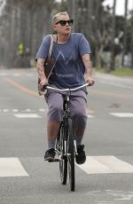 LORI PETTY Out for a Bike Ride in Santa Monica 06/01/2017