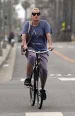 LORI PETTY Out for a Bike Ride in Santa Monica 06/01/2017