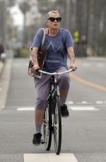 LORI PETTY Out for a Bike Ride in Santa Monica 06/01/2017