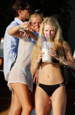 LOTTIE MOSS in Bikini on Vacation in Spain 06/08/2017