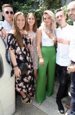 LOUISA JOHNSON at Roar Group and Ivy Club Lunch in London 06/21/2017